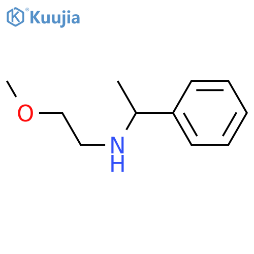 (2-methoxyethyl)(1-phenylethyl)amine structure