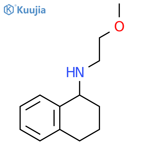 N-(2-methoxyethyl)-1,2,3,4-tetrahydronaphthalen-1-amine structure