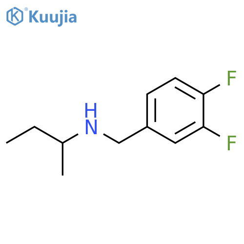 (butan-2-yl)(3,4-difluorophenyl)methylamine structure