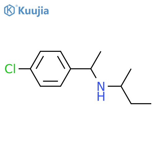 (butan-2-yl)1-(4-chlorophenyl)ethylamine structure