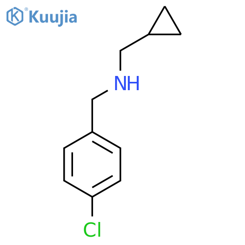 N-(4-chlorobenzyl)-1-cyclopropylmethanamine structure