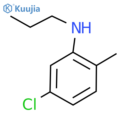 5-Chloro-2-methyl-N-propyl-benzenamine structure