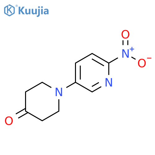 1-(6-nitropyridin-3-yl)piperidin-4-one structure