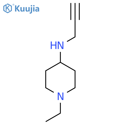 1-ethyl-N-(prop-2-yn-1-yl)piperidin-4-amine structure
