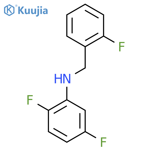 2,5-difluoro-n-(2-fluorobenzyl)aniline structure