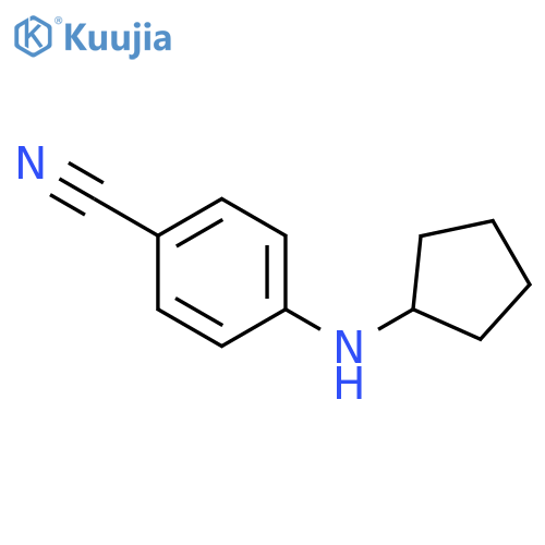 4-(Cyclopentylamino)benzonitrile structure