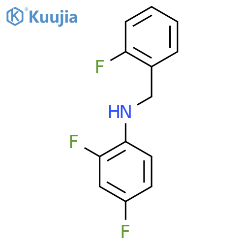 2,4-difluoro-n-(2-fluorobenzyl)aniline structure