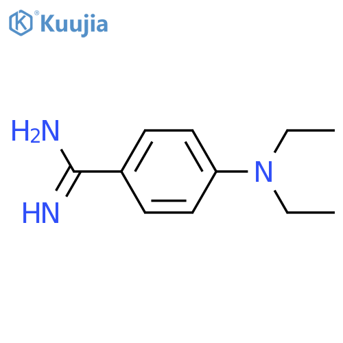 4-(diethylamino)benzene-1-carboximidamide structure