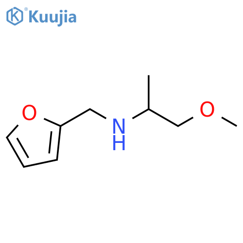 (furan-2-yl)methyl(1-methoxypropan-2-yl)amine structure