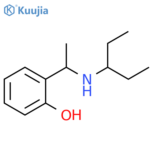 2-{1-(pentan-3-yl)aminoethyl}phenol structure