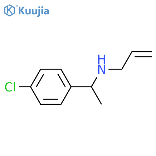 1-(4-chlorophenyl)ethyl(prop-2-en-1-yl)amine structure
