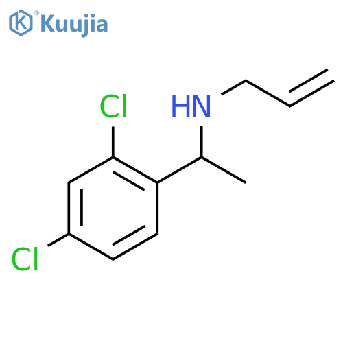 1-(2,4-dichlorophenyl)ethyl(prop-2-en-1-yl)amine structure