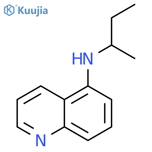 N-(butan-2-yl)quinolin-5-amine structure