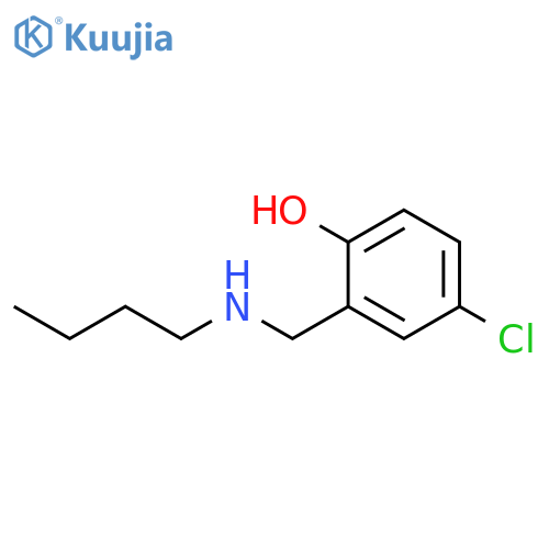 2-(butylamino)methyl-4-chlorophenol structure