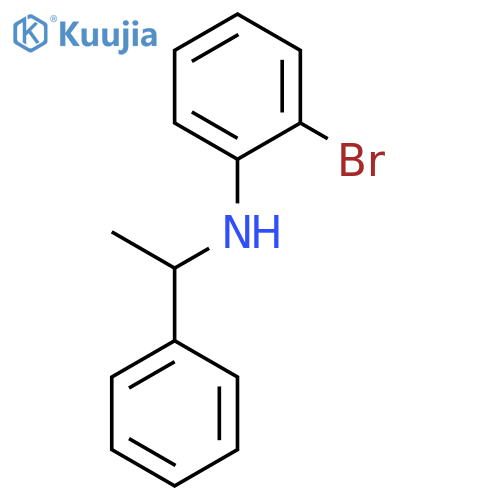 Benzenemethanamine, N-(2-bromophenyl)-α-methyl- structure