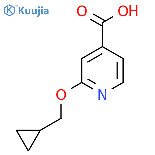 2-(Cyclopropylmethoxy)isonicotinic acid structure