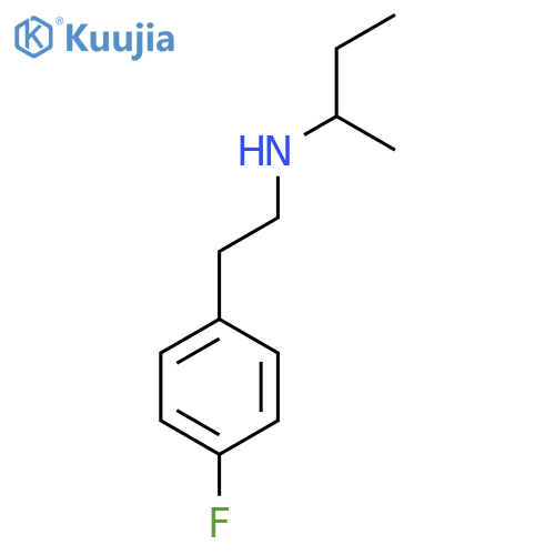 (Butan-2-yl)[2-(4-fluorophenyl)ethyl]amine structure