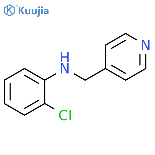2-chloro-N-[(pyridin-4-yl)methyl]aniline structure