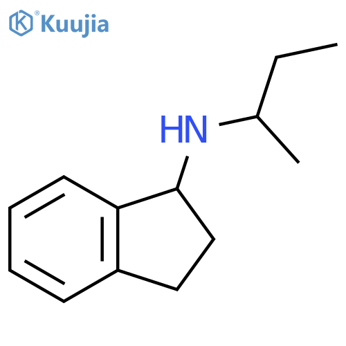 N-(butan-2-yl)-2,3-dihydro-1H-inden-1-amine structure
