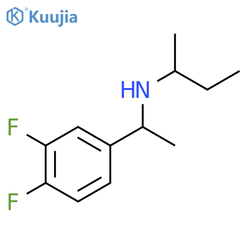 (butan-2-yl)1-(3,4-difluorophenyl)ethylamine structure