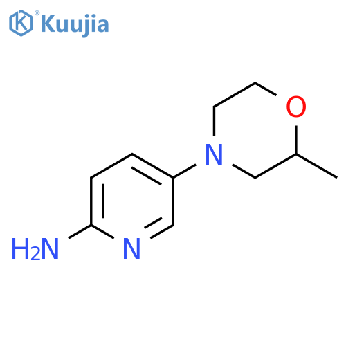 5-(2-Methylmorpholin-4-yl)pyridin-2-amine structure