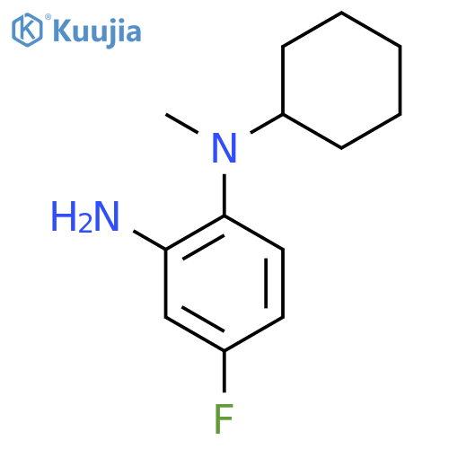 N~1~-Cyclohexyl-4-fluoro-N~1~-methyl-1,2-benzenediamine structure