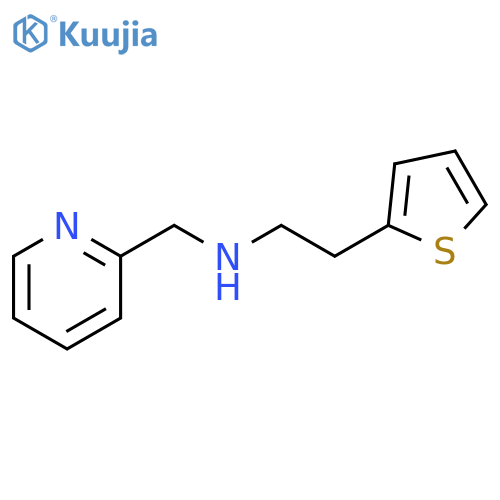 [(pyridin-2-yl)methyl][2-(thiophen-2-yl)ethyl]amine structure