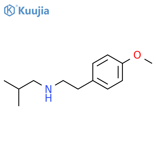 2-(4-methoxyphenyl)ethyl(2-methylpropyl)amine structure