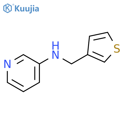 N-(thiophen-3-ylmethyl)pyridin-3-amine structure