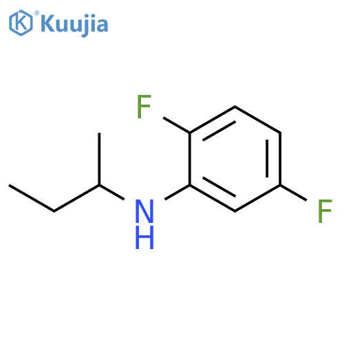 N-(butan-2-yl)-2,5-difluoroaniline structure