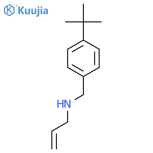 (4-tert-butylphenyl)methyl(prop-2-en-1-yl)amine structure