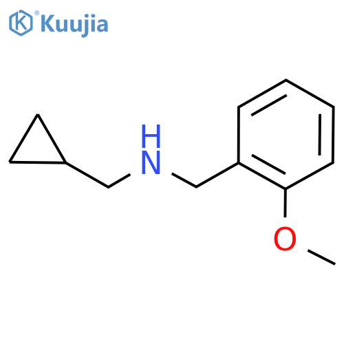 1-cyclopropyl-N-(2-methoxybenzyl)methanamine structure