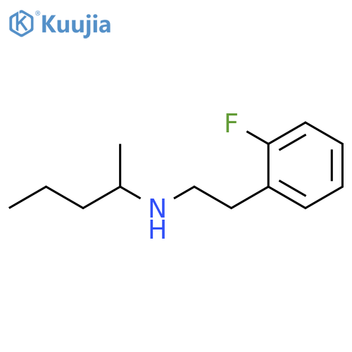 2-(2-fluorophenyl)ethyl(pentan-2-yl)amine structure
