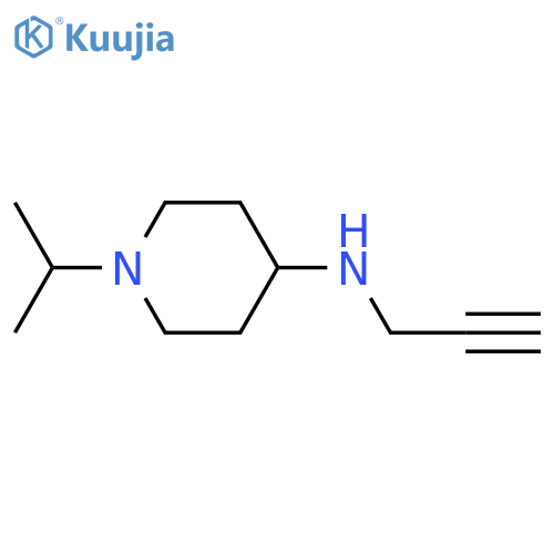 4-Piperidinamine, 1-(1-methylethyl)-N-2-propyn-1-yl- structure