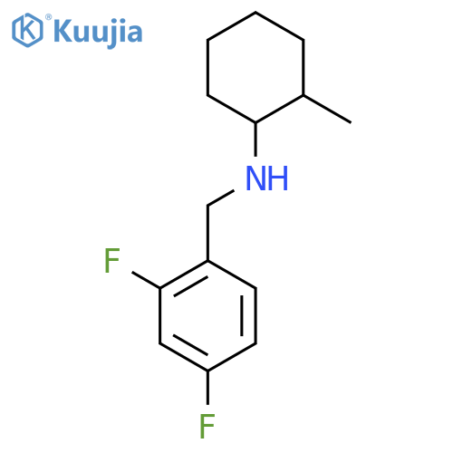 N-[(2,4-Difluorophenyl)methyl]-2-methylcyclohexan-1-amine structure