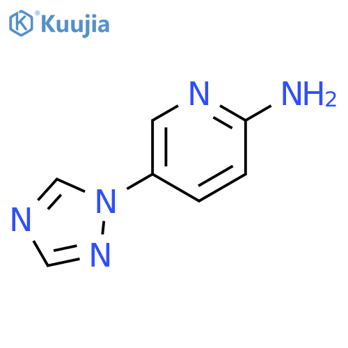 5-(1H-1,2,4-triazol-1-yl)pyridin-2-amine structure