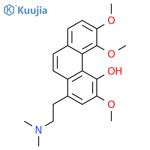 4-Phenanthrenol,1-[2-(dimethylamino)ethyl]-3,5,6-trimethoxy- structure