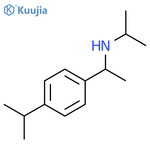 (propan-2-yl)({1-4-(propan-2-yl)phenylethyl})amine structure
