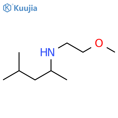 (2-Methoxyethyl)(4-methylpentan-2-yl)amine structure