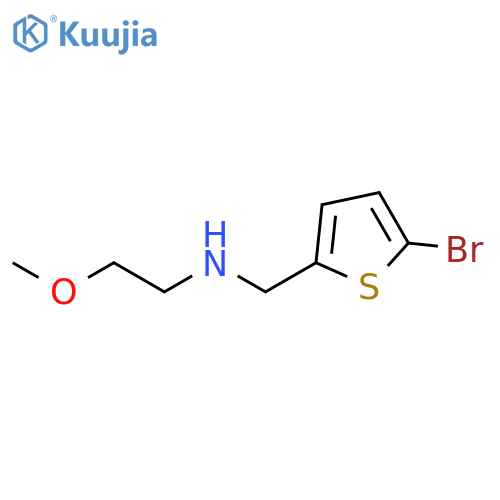 (5-bromothiophen-2-yl)methyl(2-methoxyethyl)amine structure