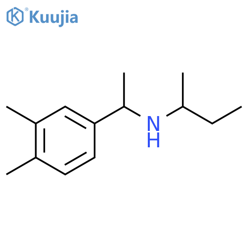 (butan-2-yl)1-(3,4-dimethylphenyl)ethylamine structure