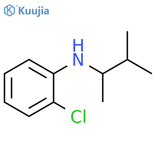 2-chloro-N-(3-methylbutan-2-yl)aniline structure