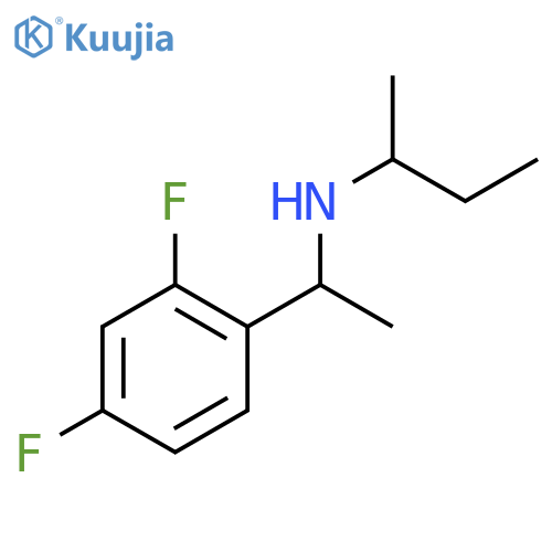 (butan-2-yl)1-(2,4-difluorophenyl)ethylamine structure