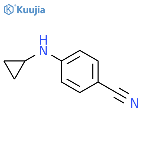 4-(cyclopropylamino)benzonitrile structure