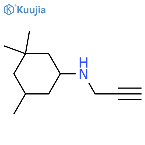 Cyclohexanamine, 3,3,5-trimethyl-N-2-propyn-1-yl- structure