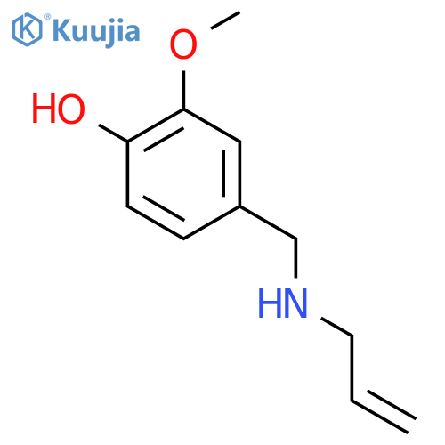 2-Methoxy-4-{[(prop-2-en-1-yl)amino]methyl}phenol structure