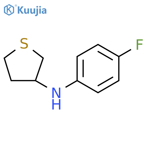 N-(4-fluorophenyl)thiolan-3-amine structure