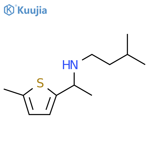 (3-methylbutyl)1-(5-methylthiophen-2-yl)ethylamine structure