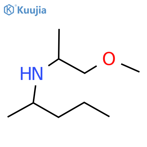 (1-Methoxypropan-2-yl)(pentan-2-yl)amine structure