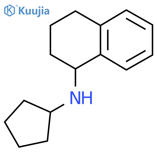 N-Cyclopentyl-1,2,3,4-tetrahydronaphthalen-1-amine structure